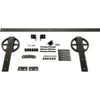 Premium Wagon Wheel Strap Barn Door Hardware Set W/ 7' Track For 1 3/8" Doors, Arch Bronze -ZORO Materials Sale PCI20Enterprises20dba20Ekena20Millwork 1450249xx95975a 3