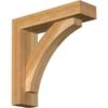 Thorton Block Rough Sawn Bracket W/ Offset Brace, Western Red Cedar, 4"W X 14"D X 14"H 2 Thorton Block Rough Sawn Bracket W/ Offset Brace, Western Red Cedar, 4"W X 14"D X 14"H -ZORO Materials Sale PCI20Enterprises20dba20Ekena20Millwork 1463805xxacadee