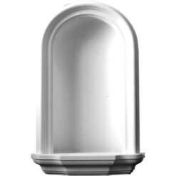 16 5/8"W X 27 1/2"H X 7 3/8"D Traditional Wall Niche (RO: 12 1/2"W X 23 1/2"H X 3 7/8"D)
