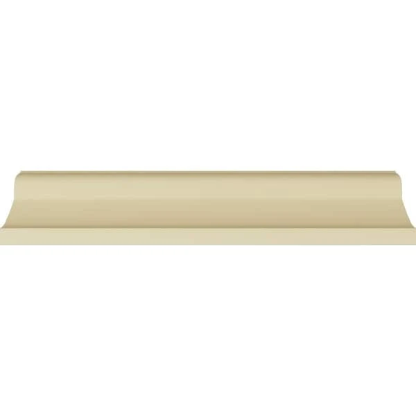 3 3/8"H X 3 3/8"P X 4 3/4"F X 94 1/2"L Devon Crown Moulding 4 3 3/8"H X 3 3/8"P X 4 3/4"F X 94 1/2"L Devon Crown Moulding - Image 2
