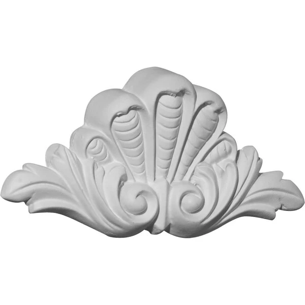 5 1/2"W X 2 3/4"H X 3/4"P Bordeaux Leaf Center Onlay 6 5 1/2"W X 2 3/4"H X 3/4"P Bordeaux Leaf Center Onlay - Image 4