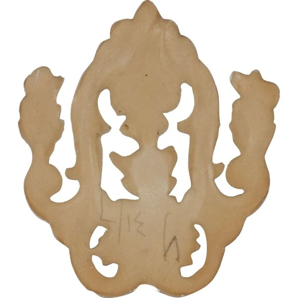 5 3/4"W X 6 1/2"H X 5/8"P Flower Drop Onlay 4 5 3/4"W X 6 1/2"H X 5/8"P Flower Drop Onlay - Image 2