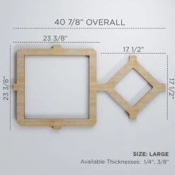 Large Arcadia Decorative Fretwork Wood Wall Panels, Wood (Paint Grade), 40 7/8"W X 23 3/8"H X 3/8"T -ZORO Materials Sale PCI20Enterprises20dba20Ekena20Millwork 1587372xx00xxdd8a0b