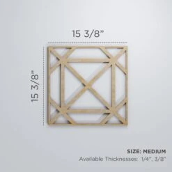Medium Buxton Decorative Fretwork Wood Wall Panels, Wood (Paint Grade), 15 3/8"W X 15 3/8"H X 3/8"T -ZORO Materials Sale PCI20Enterprises20dba20Ekena20Millwork 1587391xx00xxbc9e53