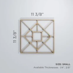 Small Jamestown Decorative Fretwork Wood Wall Panels, Wood (Paint Grde), 11 3/8"W X 11 3/8"H X 3/8"T -ZORO Materials Sale PCI20Enterprises20dba20Ekena20Millwork 1587522xx00xx1fd19a