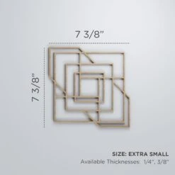 Extra Small Norwood Decorative Fretwork Wood Wall Panels, Wood, 7 3/8"W X 7 3/8"H X 3/8"T -ZORO Materials Sale PCI20Enterprises20dba20Ekena20Millwork 1587573xx00xx4aa1bc