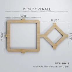 Small Arcadia Decorative Fretwork Wood Wall Panels, Alder, 19 7/8"W X 11 3/8"H X 3/8"T -ZORO Materials Sale PCI20Enterprises20dba20Ekena20Millwork 1588026xx00xx0c2755