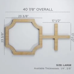Large Bradley Decorative Fretwork Wood Wall Panels, Walnut, 40 7/8"W X 23 3/8"H X 3/8"T -ZORO Materials Sale PCI20Enterprises20dba20Ekena20Millwork 1588152xx00xx1fca73