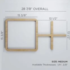 Medium Burnett Decorative Fretwork Wood Wall Panels, Hickory, 28 7/8"W X 15 3/8"H X 3/8"T -ZORO Materials Sale PCI20Enterprises20dba20Ekena20Millwork 1588167xx00xxe1ab94