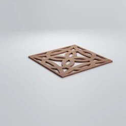 Medium Baytown Decorative Fretwork Wood Wall Panels, Walnut, 15 3/8"W X 15 3/8"H X 3/8"T -ZORO Materials Sale PCI20Enterprises20dba20Ekena20Millwork 1588247xx01xxa493ad