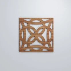 Medium Baytown Decorative Fretwork Wood Wall Panels, Walnut, 15 3/8"W X 15 3/8"H X 3/8"T -ZORO Materials Sale PCI20Enterprises20dba20Ekena20Millwork 1588247xx03xx60e25a