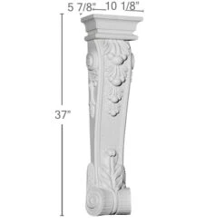 10 1/8"W X 5 7/8"D X 37"H Monique Corbel 9 10 1/8"W X 5 7/8"D X 37"H Monique Corbel -ZORO Materials Sale PCI20Enterprises20dba20Ekena20Millwork 158886xx00xxeced0c