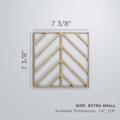 Extra Small Genoa Decorative Fretwork Wood Wall Panels, Alder, 7 3/8"W X 7 3/8"H X 3/8"T -ZORO Materials Sale PCI20Enterprises20dba20Ekena20Millwork 1588889xx00xxb4f869