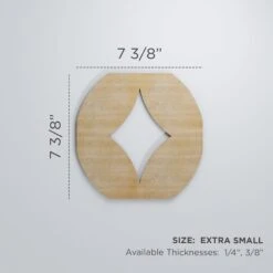 Extra Small Gresham Decorative Fretwork Wood Wall Panels, Cherry, 7 3/8"W X 7 3/8"H X 3/8"T -ZORO Materials Sale PCI20Enterprises20dba20Ekena20Millwork 1588961xx00xx1380d8