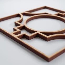 Extra Small Gypsum Decorative Fretwork Wood Wall Panels, Alder, 7 3/8"W X 7 3/8"H X 3/8"T -ZORO Materials Sale PCI20Enterprises20dba20Ekena20Millwork 1588985xx02xxe4dd31