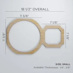 Small Hemingway Decorative Fretwork Wood Wall Panels, Birch, 18 1/2"W X 11 3/8"H X 3/8"T -ZORO Materials Sale PCI20Enterprises20dba20Ekena20Millwork 1589054xx00xx36c2aa