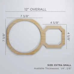 Extra Small Hemingway Decorative Fretwork Wood Wall Panels, Cherry, 12 "W X 7 3/8"H X 3/8"T -ZORO Materials Sale PCI20Enterprises20dba20Ekena20Millwork 1589057xx00xx0a2a97