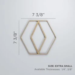 Extra Small Hillrose Decorative Fretwork Wood Wall Panels, Birch, 7 3/8"W X 7 3/8"H X 3/8"T -ZORO Materials Sale PCI20Enterprises20dba20Ekena20Millwork 1589117xx00xxd210b5