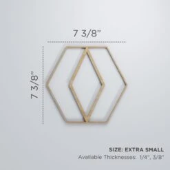 Extra Small Hillrose Decorative Fretwork Wood Wall Panels, Hickory, 7 3/8"W X 7 3/8"H X 3/8"T -ZORO Materials Sale PCI20Enterprises20dba20Ekena20Millwork 1589125xx00xxf3e703