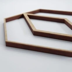 Extra Small Hillrose Decorative Fretwork Wood Wall Panels, Hickory, 7 3/8"W X 7 3/8"H X 3/8"T -ZORO Materials Sale PCI20Enterprises20dba20Ekena20Millwork 1589125xx02xxae27a7