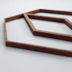 Extra Small Hillrose Decorative Fretwork Wood Wall Panels, Walnut, 7 3/8"W X 7 3/8"H X 3/8"T -ZORO Materials Sale PCI20Enterprises20dba20Ekena20Millwork 1589141xx02xx71585f