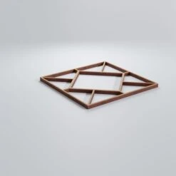 Extra Small Hudson Decorative Fretwork Wood Wall Panels, Birch, 7 3/8"W X 7 3/8"H X 3/8"T -ZORO Materials Sale PCI20Enterprises20dba20Ekena20Millwork 1589149xx01xxf44d02