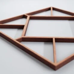 Extra Small Hudson Decorative Fretwork Wood Wall Panels, Cherry, 7 3/8"W X 7 3/8"H X 3/8"T -ZORO Materials Sale PCI20Enterprises20dba20Ekena20Millwork 1589153xx02xx725f6d