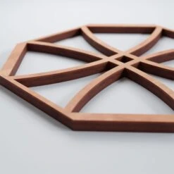 Extra Small Haswell Decorative Fretwork Wood Wall Panels, Cherry, 7 3/8"W X 7 3/8"H X 3/8"T -ZORO Materials Sale PCI20Enterprises20dba20Ekena20Millwork 1589185xx02xxe78432