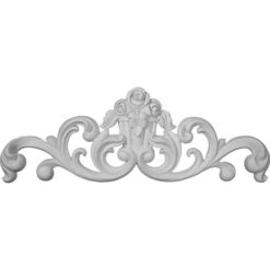 35 1/8"W X 12 1/2"H X 2 1/8"P Flower Basket Center Onlay