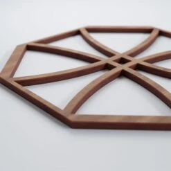 Small Haswell Decorative Fretwork Wood Wall Panels, Walnut, 11 3/8"W X 11 3/8"H X 3/8"T -ZORO Materials Sale PCI20Enterprises20dba20Ekena20Millwork 1589206xx02xx3a2401