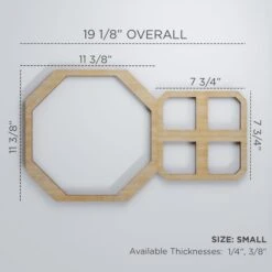 Small Johnston Decorative Fretwork Wood Wall Panels, Hickory, 19 1/8"W X 11 3/8"H X 3/8"T -ZORO Materials Sale PCI20Enterprises20dba20Ekena20Millwork 1589222xx00xx4ecf0d