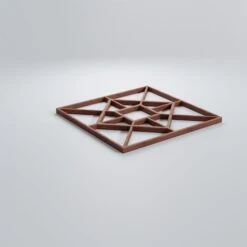 Extra Small Jamestown Decorative Fretwork Wood Wall Panels, Walnut, 7 3/8"W X 7 3/8"H X 3/8"T -ZORO Materials Sale PCI20Enterprises20dba20Ekena20Millwork 1589269xx01xx33f52d