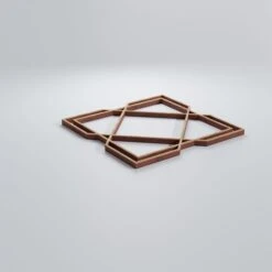 Extra Small Kiowa Decorative Fretwork Wood Wall Panels, Red Oak, 7 3/8"W X 7 3/8"H X 3/8"T -ZORO Materials Sale PCI20Enterprises20dba20Ekena20Millwork 1589329xx01xx209df0