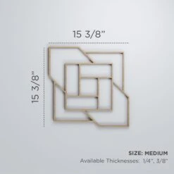 Medium Loveland Decorative Fretwork Wood Wall Panels, Birch, 15 3/8"W X 15 3/8"H X 3/8"T -ZORO Materials Sale PCI20Enterprises20dba20Ekena20Millwork 1589407xx00xx669b8e