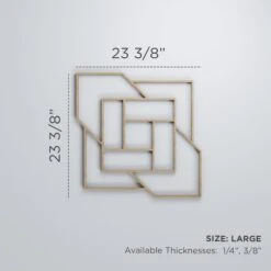 Large Loveland Decorative Fretwork Wood Wall Panels, Red Oak, 23 3/8"W X 23 3/8"H X 3/8"T -ZORO Materials Sale PCI20Enterprises20dba20Ekena20Millwork 1589428xx00xx3e861b