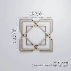 Large Lakewood Decorative Fretwork Wood Wall Panels, Alder, 23 3/8"W X 23 3/8"H X 3/8"T -ZORO Materials Sale PCI20Enterprises20dba20Ekena20Millwork 1589436xx00xx98dbaf