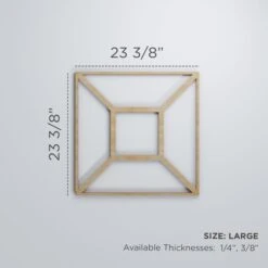 Large Marion Decorative Fretwork Wood Wall Panels, Alder, 23 3/8"W X 23 3/8"H X 3/8"T -ZORO Materials Sale PCI20Enterprises20dba20Ekena20Millwork 1589468xx00xxa63e8a