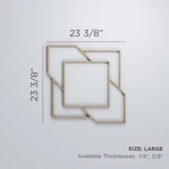Large Monument Decorative Fretwork Wood Wall Panels, Birch, 23 3/8"W X 23 3/8"H X 3/8"T -ZORO Materials Sale PCI20Enterprises20dba20Ekena20Millwork 1589504xx00xx4a240b
