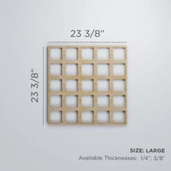 Large Manchester Decorative Fretwork Wood Wall Panels, Birch, 23 3/8"W X 23 3/8"H X 3/8"T -ZORO Materials Sale PCI20Enterprises20dba20Ekena20Millwork 1589536xx00xx22d21b
