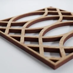 Extra Small Montrose Decorative Fretwork Wood Wall Panels, Red Oak, 7 3/8"W X 7 3/8"H X 3/8"T -ZORO Materials Sale PCI20Enterprises20dba20Ekena20Millwork 1589585xx02xx78607a