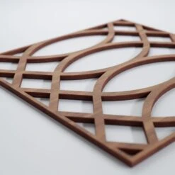 Medium Montrose Decorative Fretwork Wood Wall Panels, Walnut, 15 3/8"W X 15 3/8"H X 3/8"T -ZORO Materials Sale PCI20Enterprises20dba20Ekena20Millwork 1589591xx02xx8b90f9