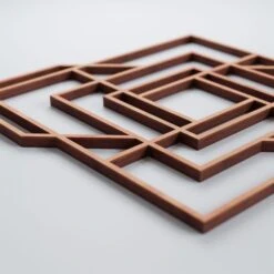 Small Norwood Decorative Fretwork Wood Wall Panels, Cherry, 11 3/8"W X 11 3/8"H X 3/8"T -ZORO Materials Sale PCI20Enterprises20dba20Ekena20Millwork 1589666xx02xxa6586c