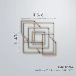 Small Norwood Decorative Fretwork Wood Wall Panels, Hickory, 11 3/8"W X 11 3/8"H X 3/8"T -ZORO Materials Sale PCI20Enterprises20dba20Ekena20Millwork 1589670xx00xx6c2675