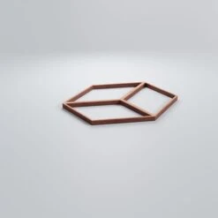 Extra Small Pueblo Decorative Fretwork Wood Wall Panels, Cherry, 7 3/8"W X 7 3/8"H X 3/8"T -ZORO Materials Sale PCI20Enterprises20dba20Ekena20Millwork 1589761xx01xx764950