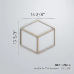 Medium Pueblo Decorative Fretwork Wood Wall Panels, Cherry, 15 3/8"W X 15 3/8"H X 3/8"T -ZORO Materials Sale PCI20Enterprises20dba20Ekena20Millwork 1589763xx00xxc25437