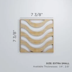 Extra Small Parker Decorative Fretwork Wood Wall Panels, Alder, 7 3/8"W X 7 3/8"H X 3/8"T -ZORO Materials Sale PCI20Enterprises20dba20Ekena20Millwork 1589817xx00xx1e199b