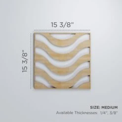 Medium Parker Decorative Fretwork Wood Wall Panels, Birch, 15 3/8"W X 15 3/8"H X 3/8"T -ZORO Materials Sale PCI20Enterprises20dba20Ekena20Millwork 1589823xx00xxeb3e0d