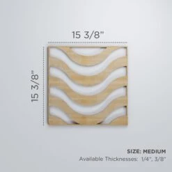 Medium Parker Decorative Fretwork Wood Wall Panels, Hickory, 15 3/8"W X 15 3/8"H X 3/8"T -ZORO Materials Sale PCI20Enterprises20dba20Ekena20Millwork 1589831xx00xx0e67c5