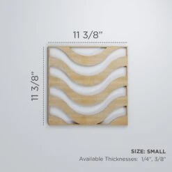 Small Parker Decorative Fretwork Wood Wall Panels, Red Oak, 11 3/8"W X 11 3/8"H X 3/8"T -ZORO Materials Sale PCI20Enterprises20dba20Ekena20Millwork 1589842xx00xx0102c5