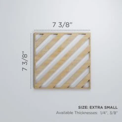 Extra Small Rothwell Decorative Fretwork Wood Wall Panels, Cherry, 7 3/8"W X 7 3/8"H X 3/8"T -ZORO Materials Sale PCI20Enterprises20dba20Ekena20Millwork 1589857xx00xxfbfec6